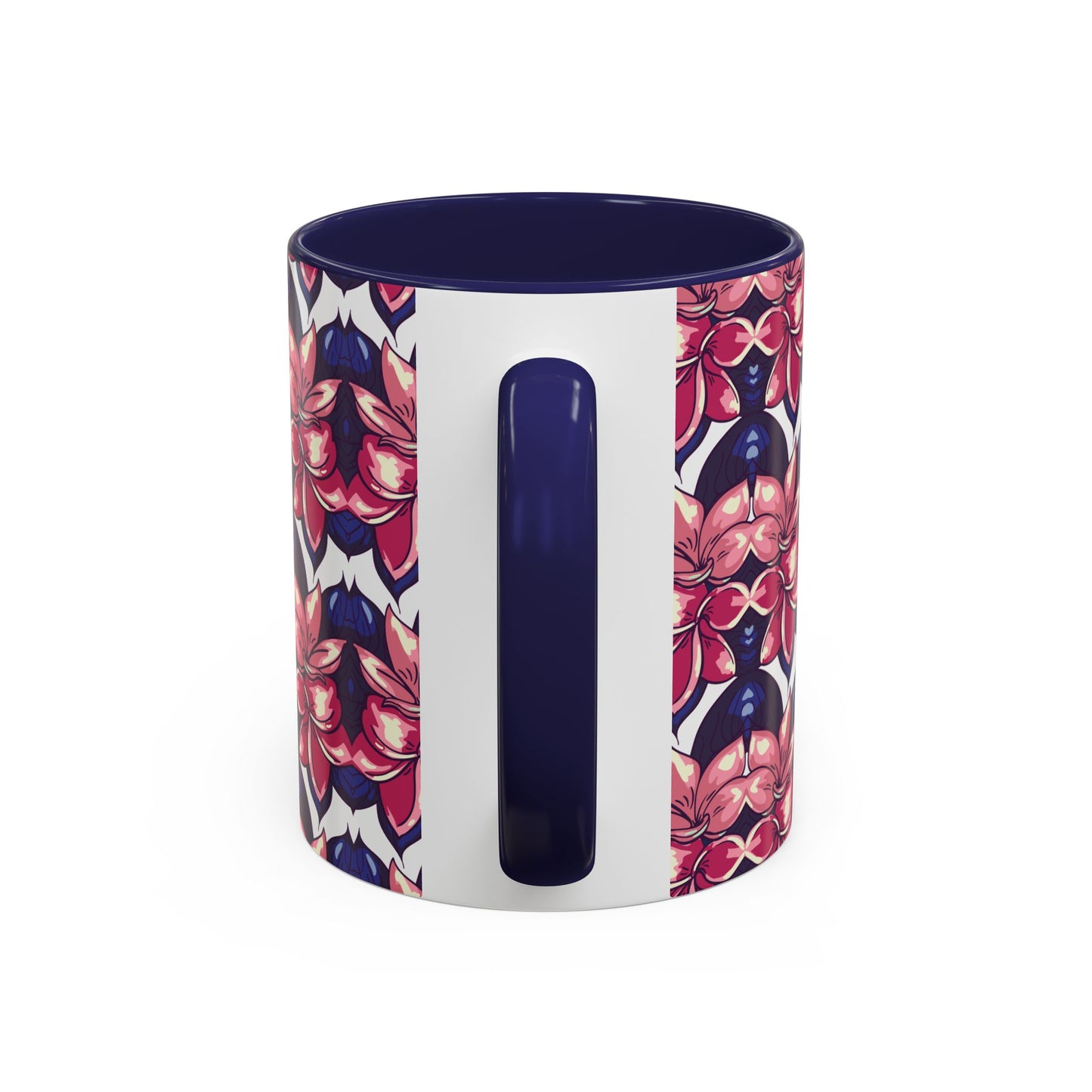 Floral Accent Coffee Mug