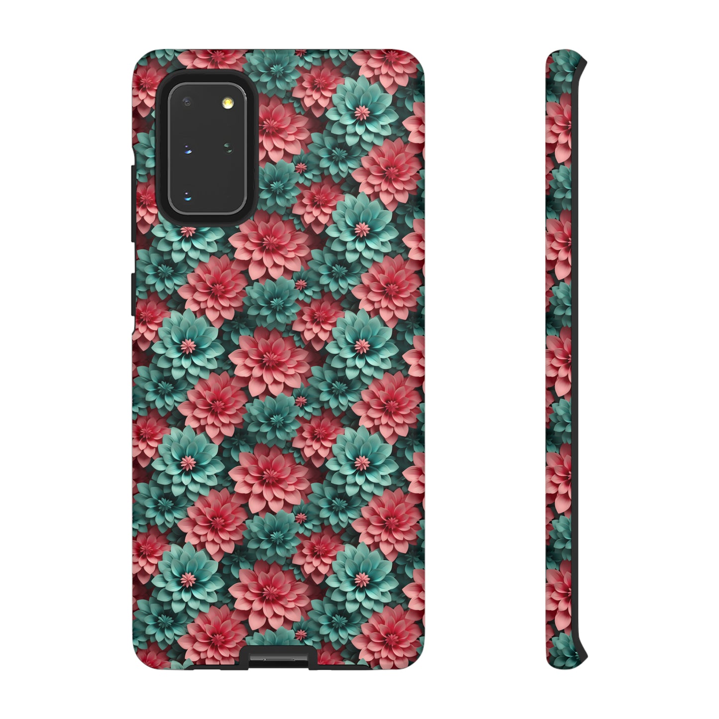 3D Flowers Tough Cases