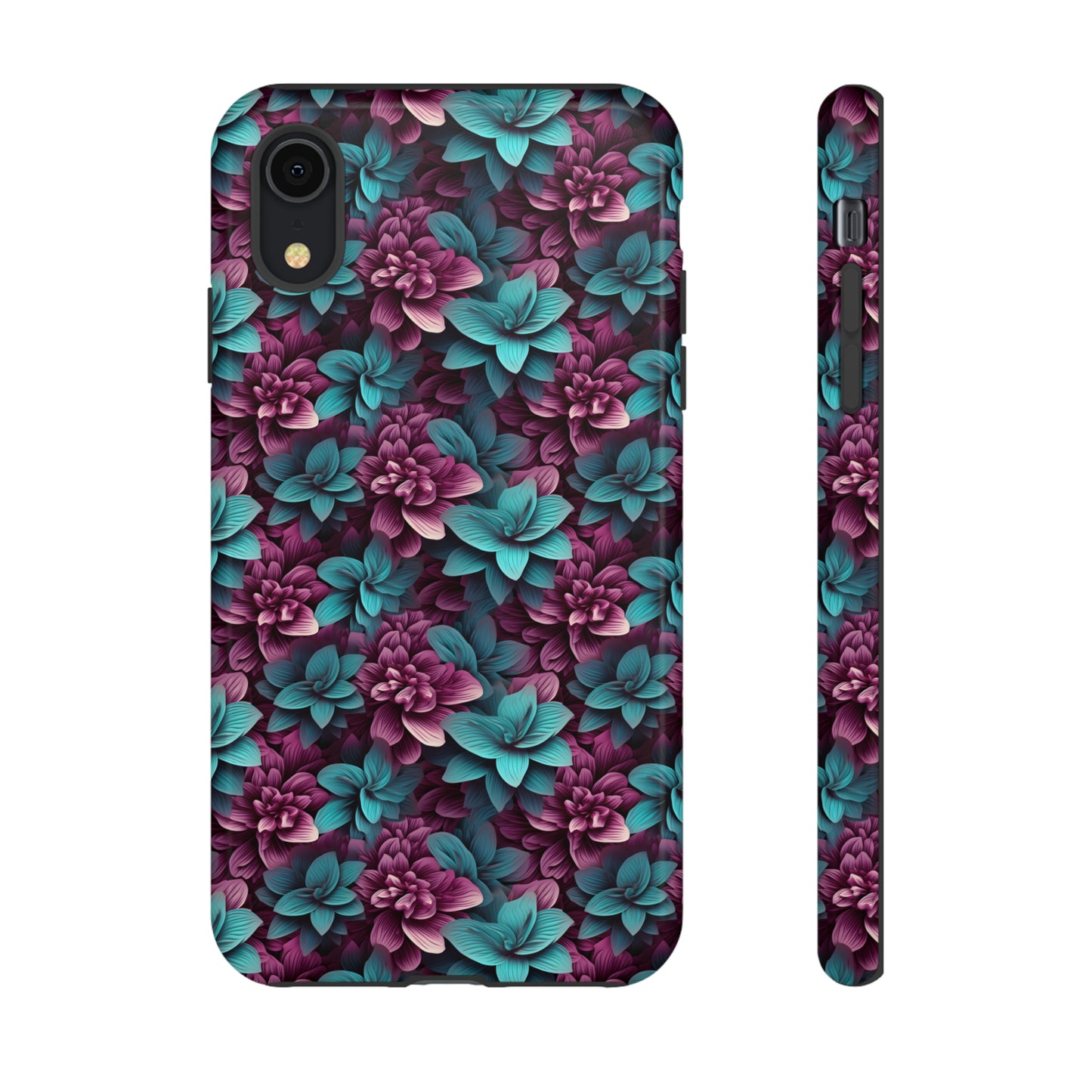 3D Flowers Tough Cases