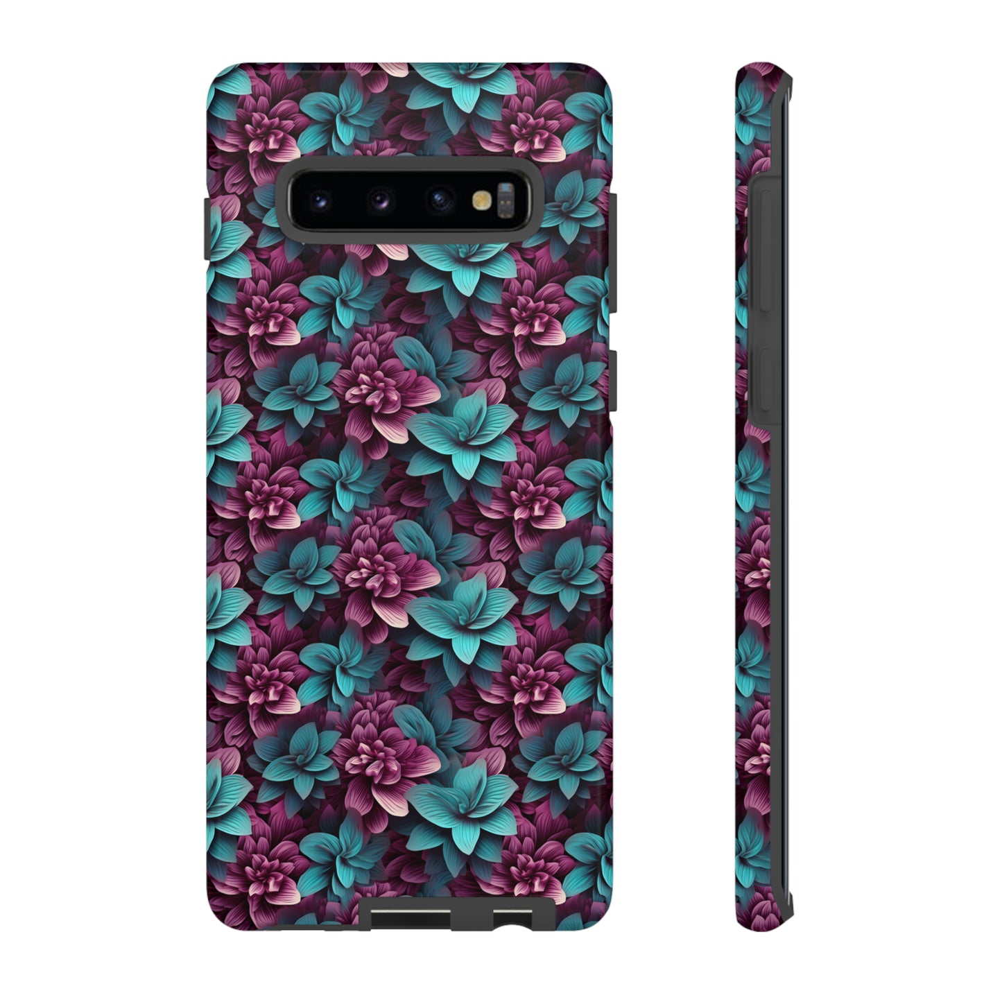 3D Flowers Tough Cases