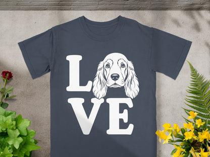 LOVE Dog Graphic Tee Perfect Gift for Pet Lovers