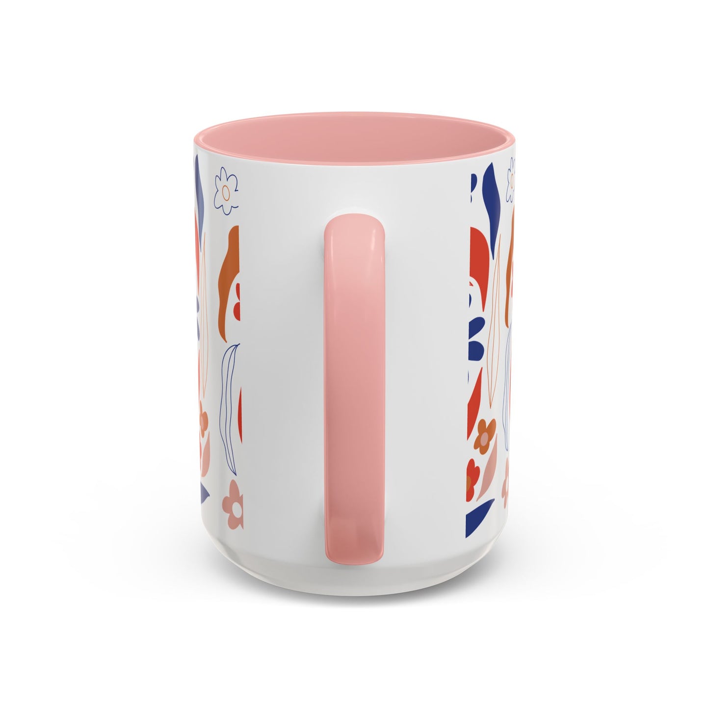 Floral Accent Coffee Mug