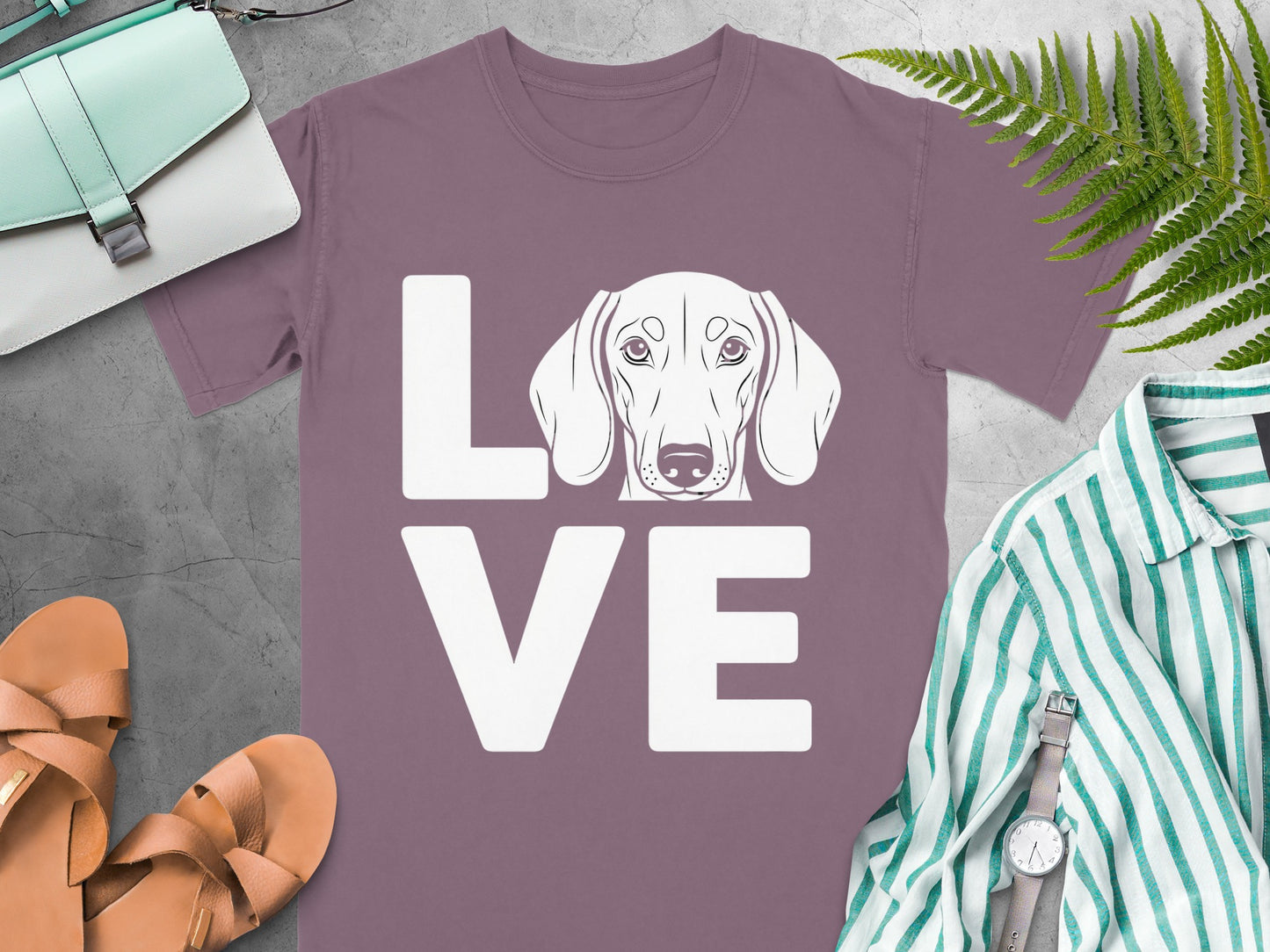 Love Dog Graphic T-Shirt Perfect Gift for Dog Lovers