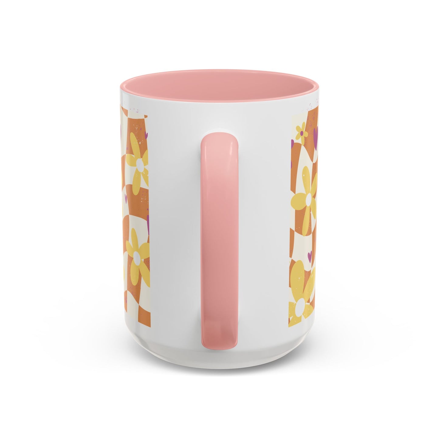 Floral Accent Coffee Mug