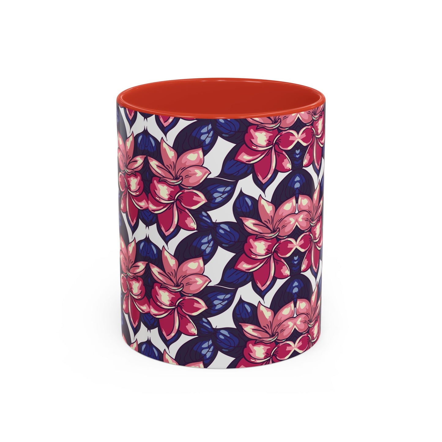 Floral Accent Coffee Mug