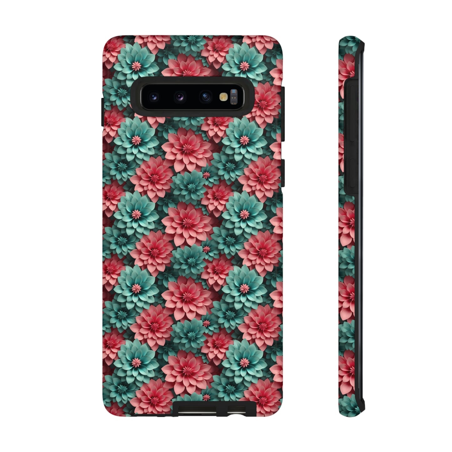 3D Flowers Tough Cases