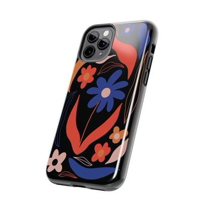 Phone Case, Floral Design, Protective Case, Cover, Strong, Durable, Custom Shell