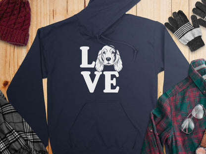 Love Dog Hoodie Warm Cozy Pet Lover Clothing