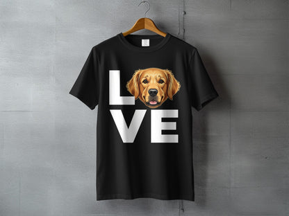 Golden Retriever Love Graphic T-Shirt Unisex Tee