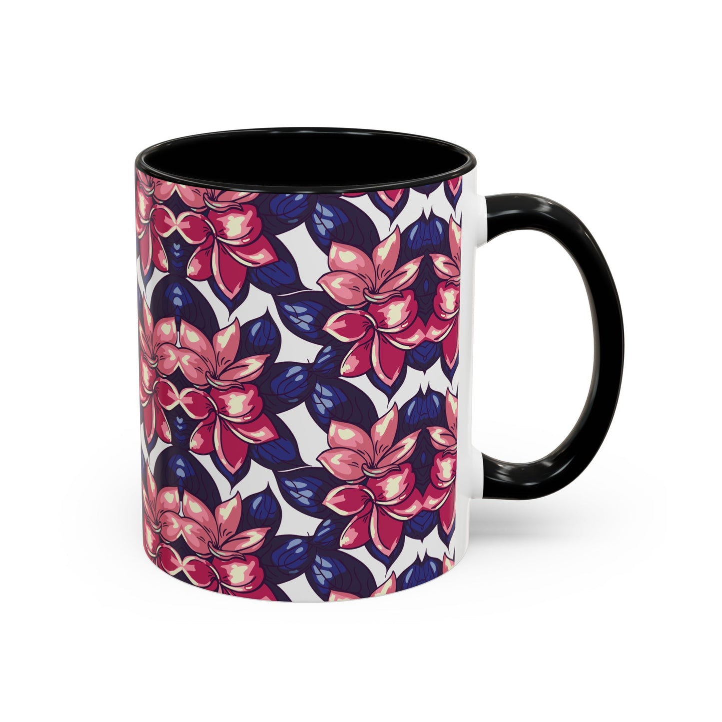 Floral Accent Coffee Mug