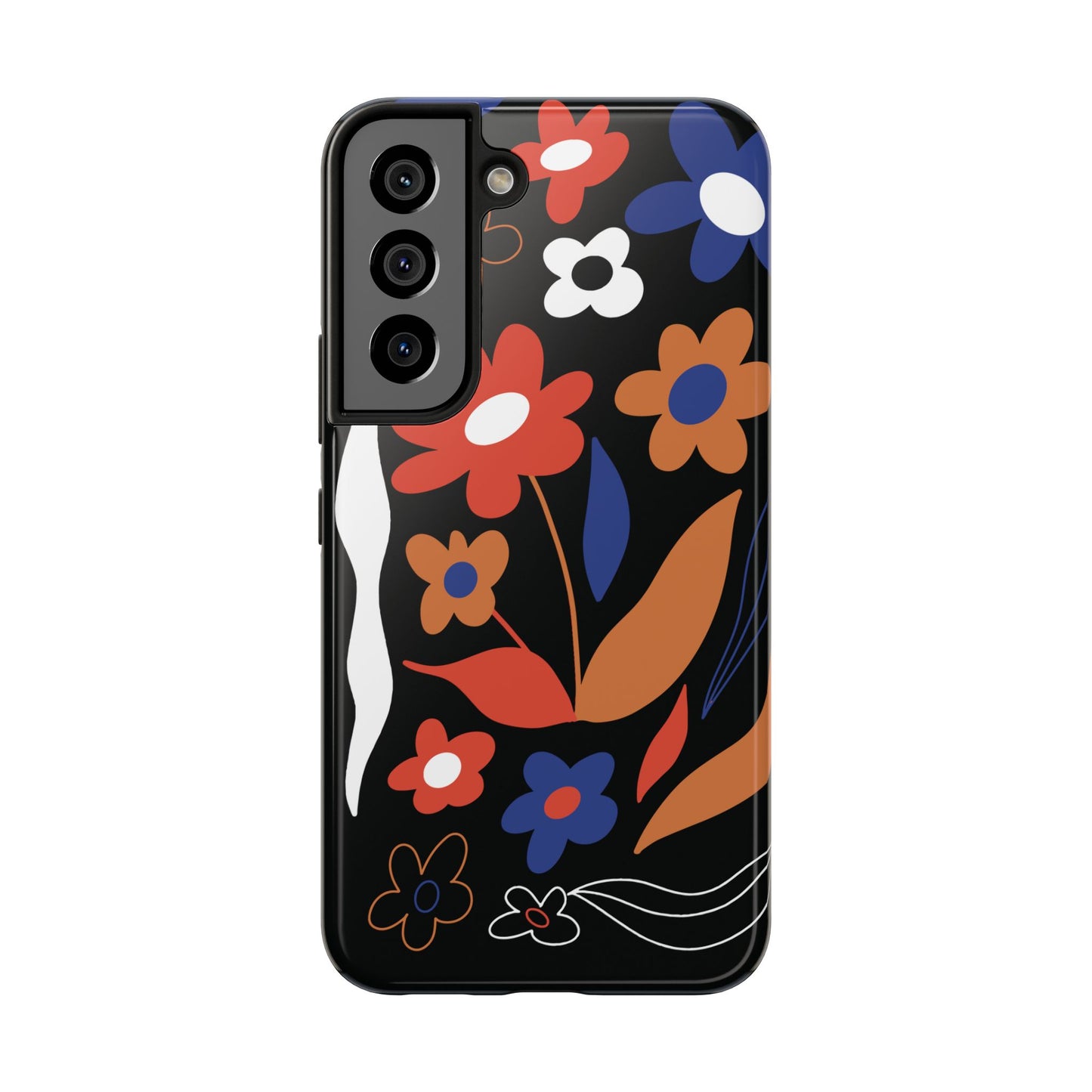 Phone Case, Floral Design, Protective Case, Cover, Strong, Durable, Custom Shell