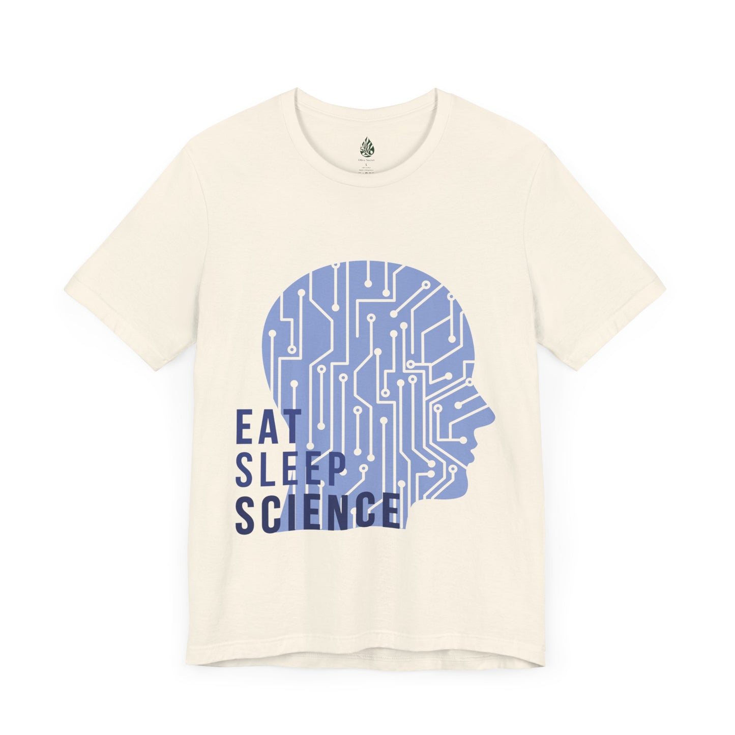 Science Lover Unisex Tee, Eat Sleep Science Shirt, STEM Enthusiast T-Shirt, Science Teacher Gift, Laboratory Researcher Top