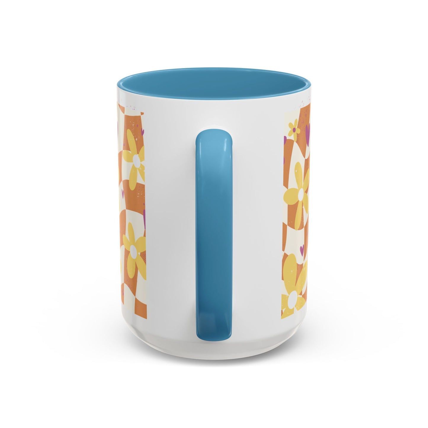 Floral Accent Coffee Mug