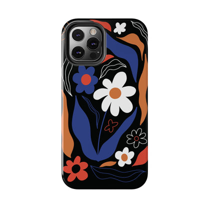 Phone Case, Floral Design, Protective Case, Cover, Strong, Durable, Custom Shell