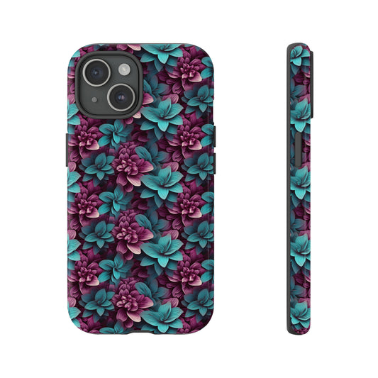 3D Flowers Tough Cases