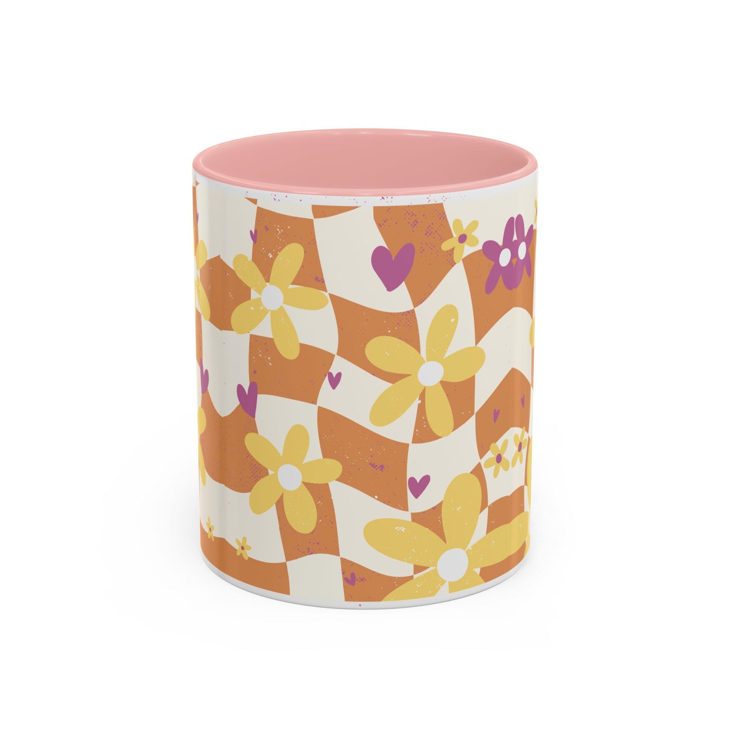 Floral Accent Coffee Mug