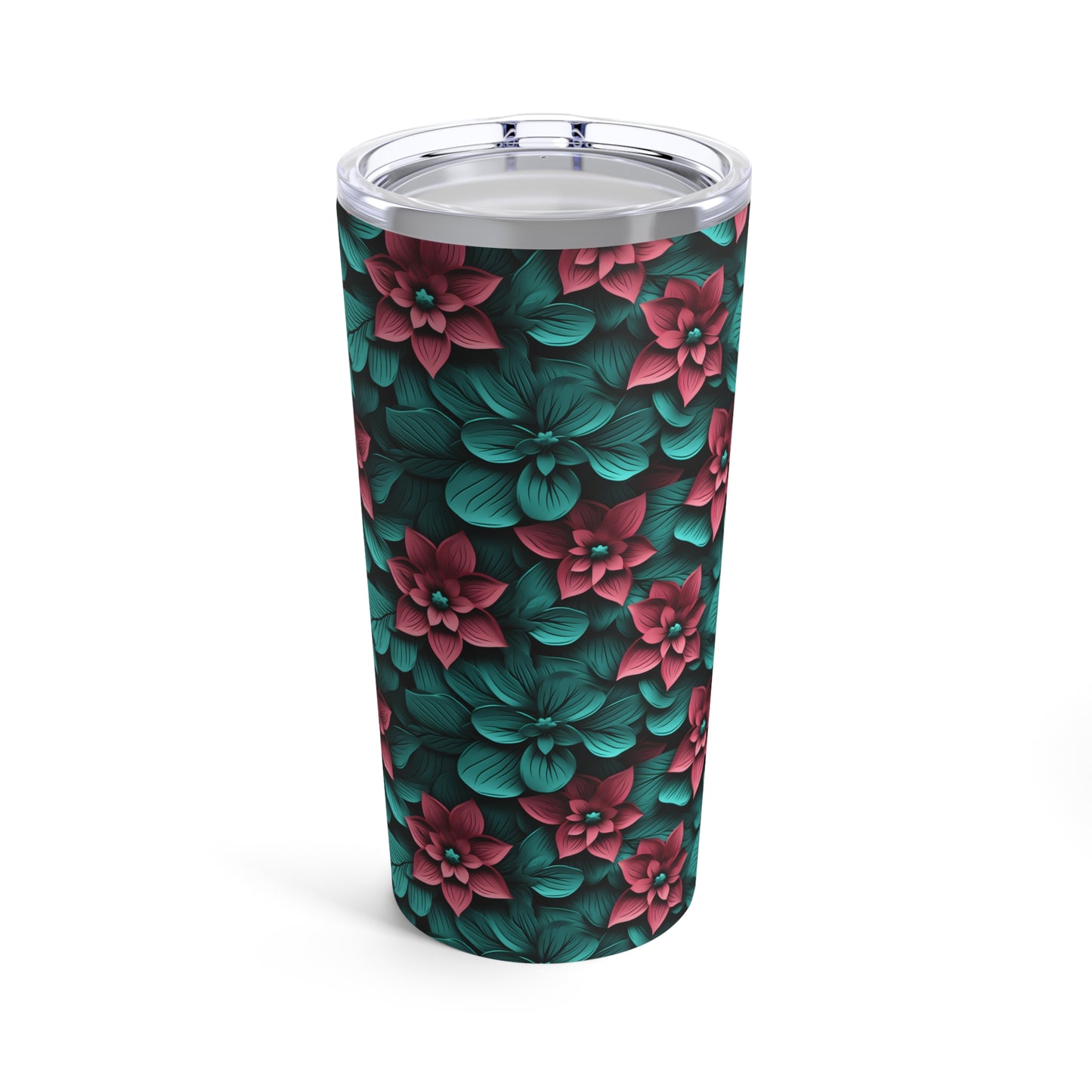 Flowers and Butterfly tumbler 20oz