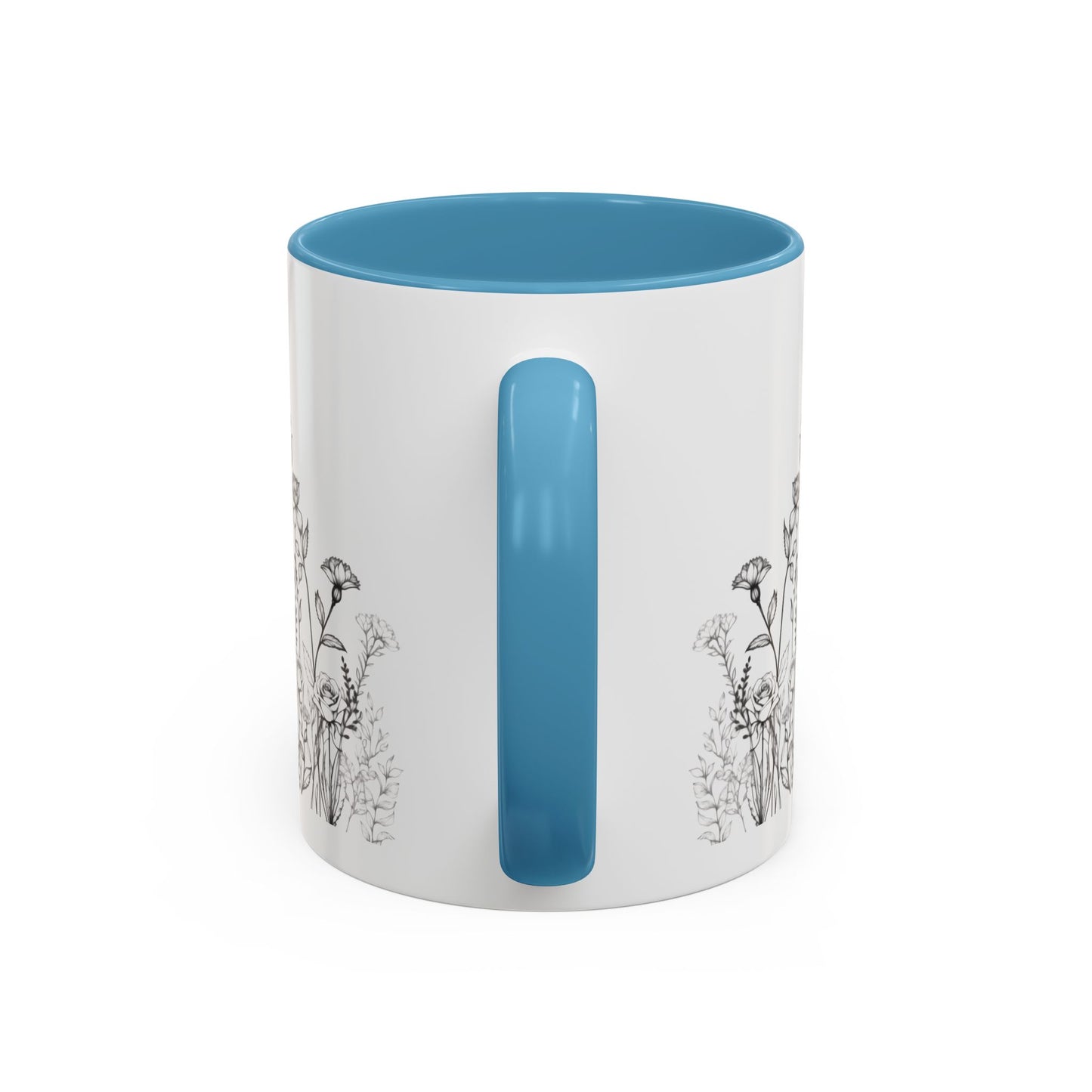 flowers Accent Coffee Mug (11, 15oz)