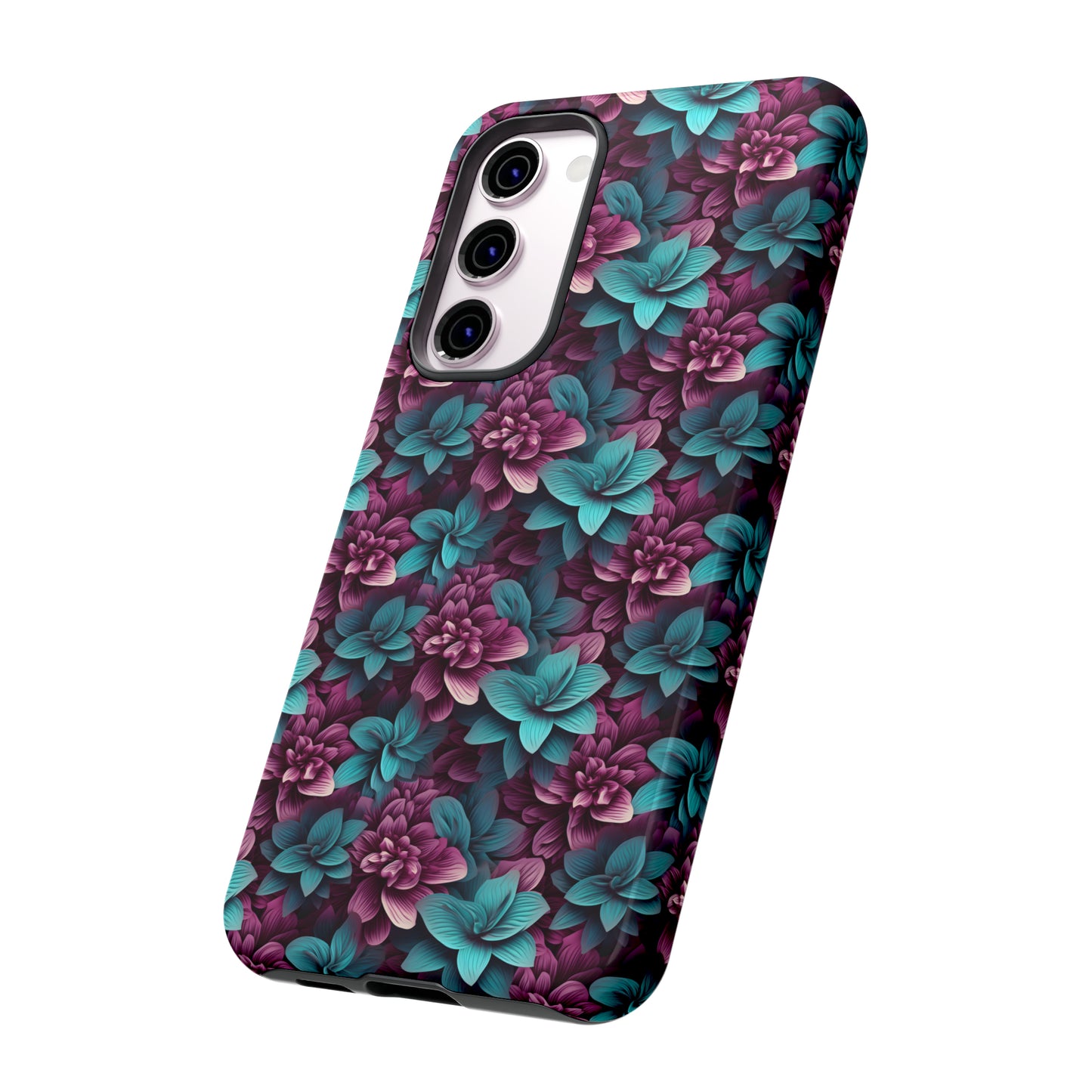 3D Flowers Tough Cases