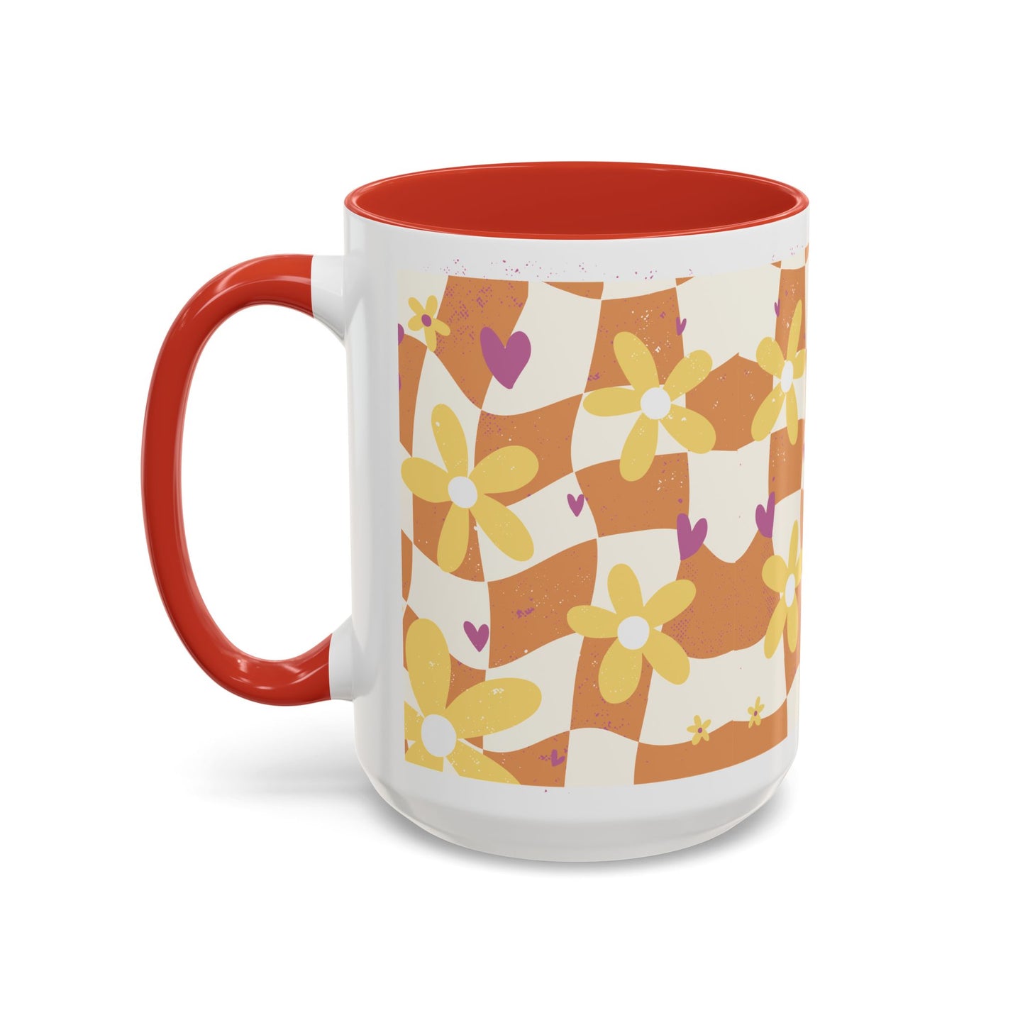 Floral Accent Coffee Mug