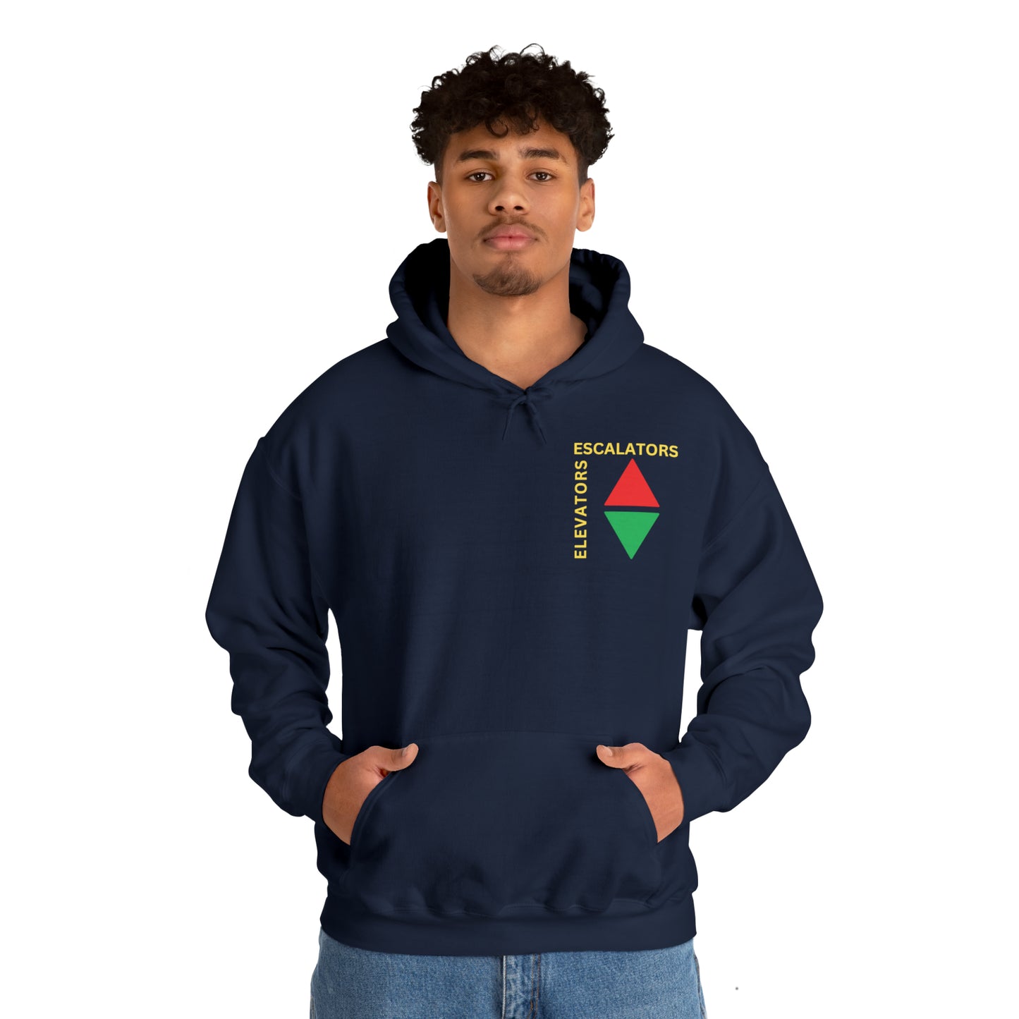 Elevators and Escalators Unisex Heavy Blend Hooded Sweatshirt