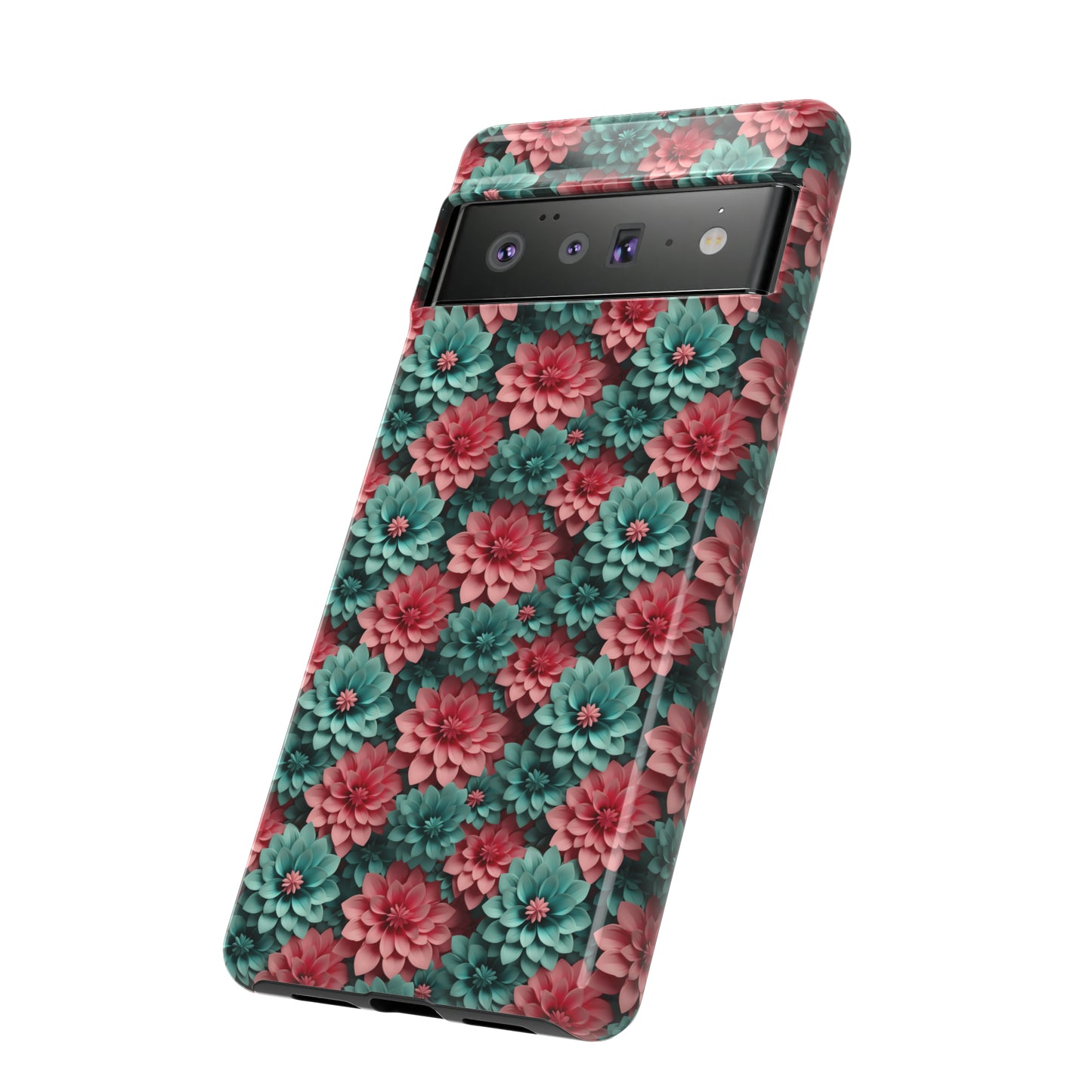 3D Flowers Tough Cases