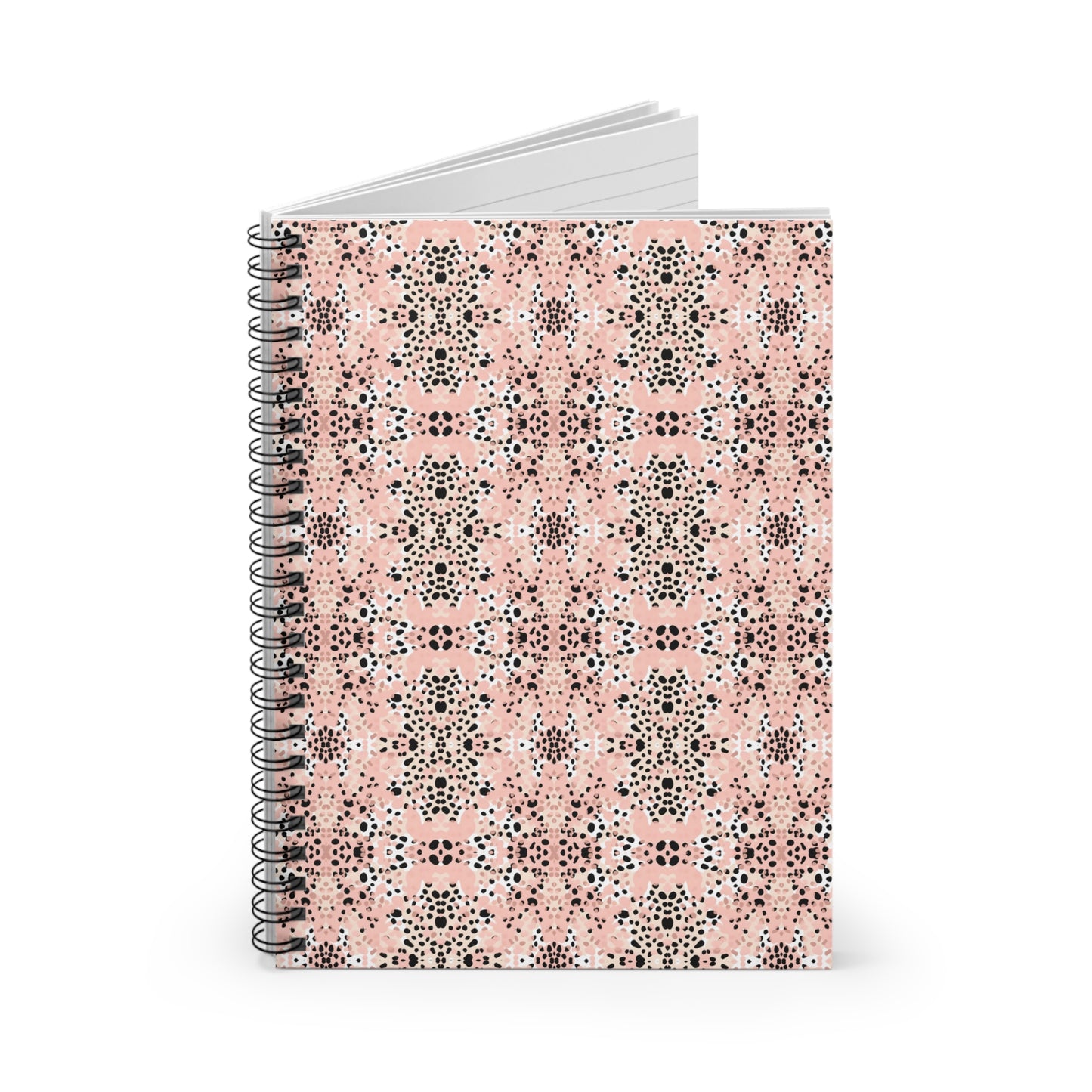 Colorful Paint Splatter Spiral Notebook - Ruled Line