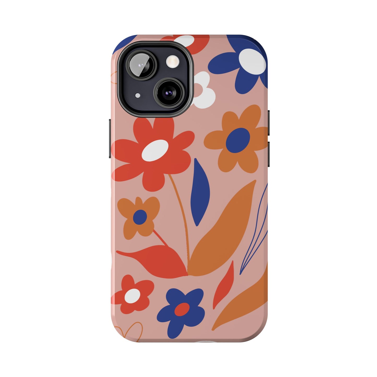 Phone Case, Floral Design, Protective Case, Cover, Strong, Durable, Custom Shell