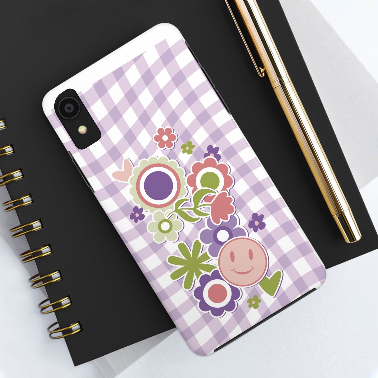 Phone Case, Floral Design, Protective Case, Cover, Strong, Durable, Custom Shell