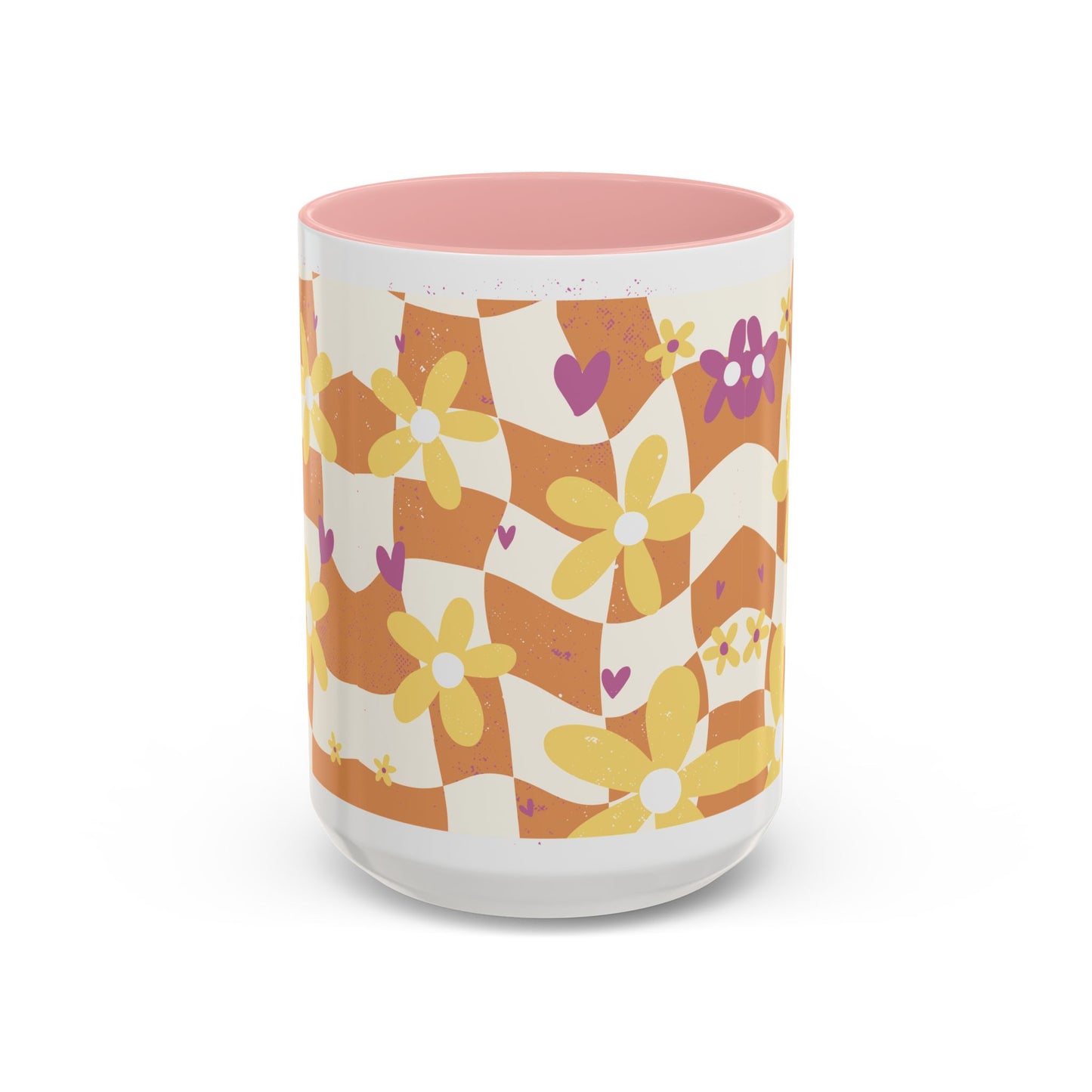 Floral Accent Coffee Mug