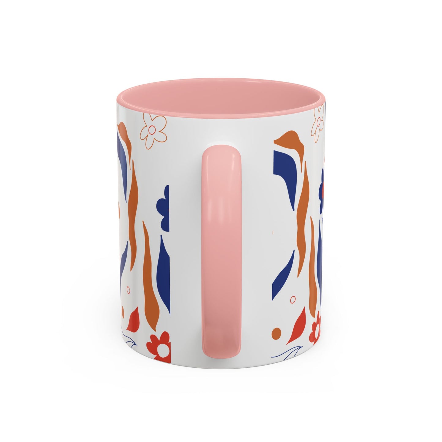 Floral Accent Coffee Mug