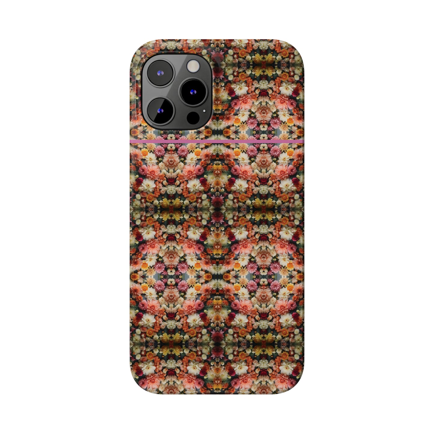 3D Flowers Pattern Slim Phone Cases