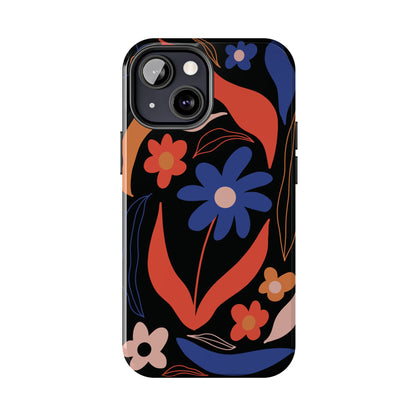 Phone Case, Floral Design, Protective Case, Cover, Strong, Durable, Custom Shell