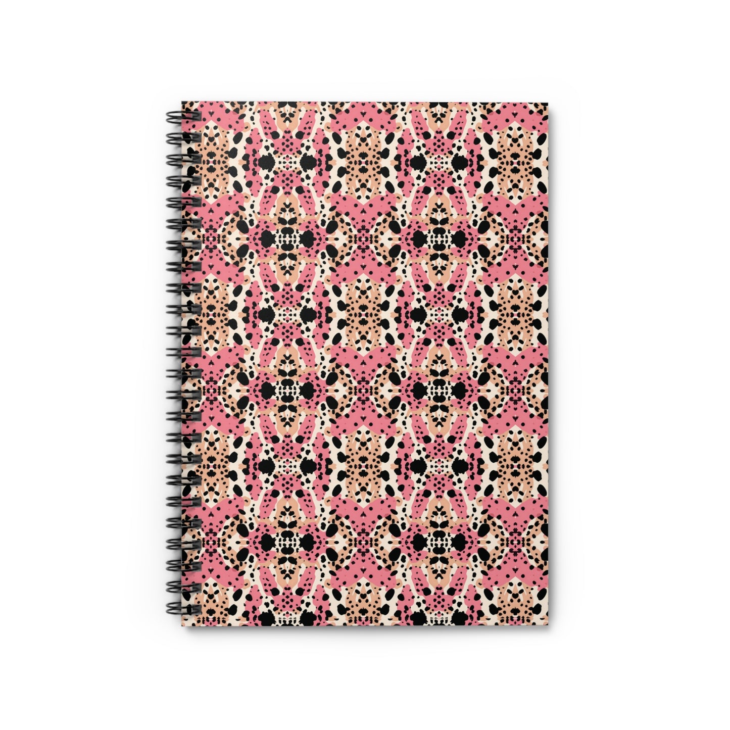 Colorful Paint Splatter Spiral Notebook - Ruled Line