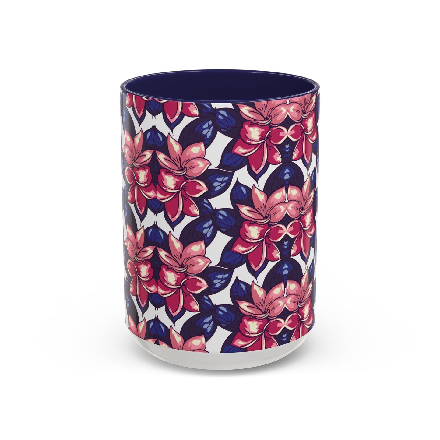 Floral Accent Coffee Mug