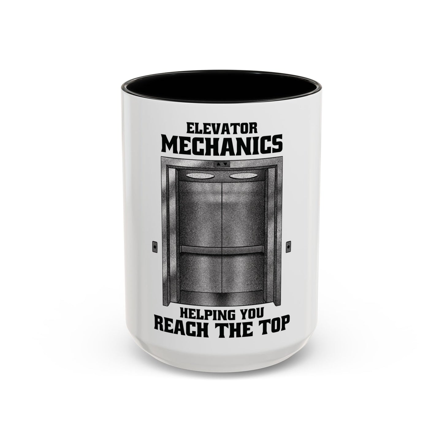 Elevator Mechanic Accent Coffee Mug