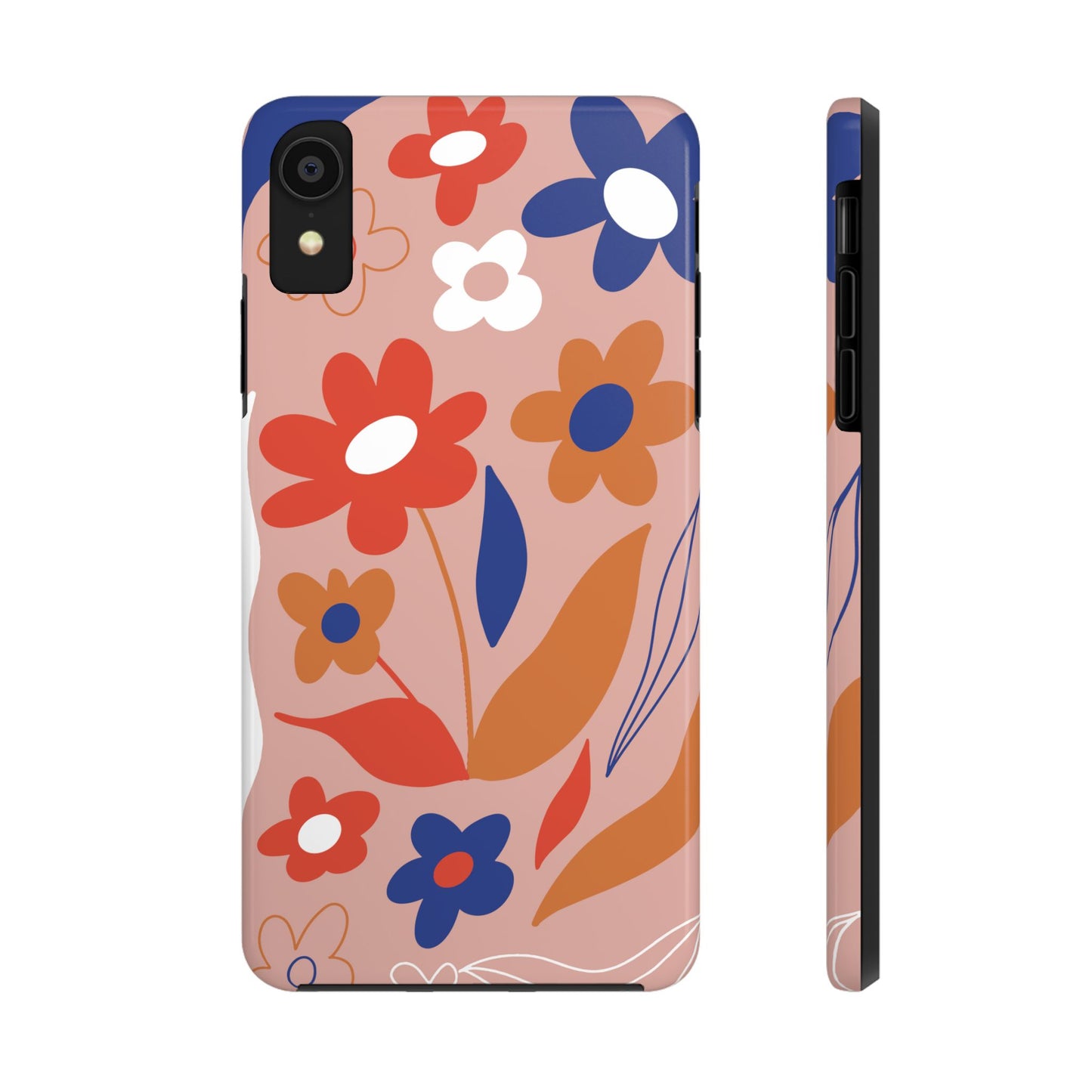 Phone Case, Floral Design, Protective Case, Cover, Strong, Durable, Custom Shell