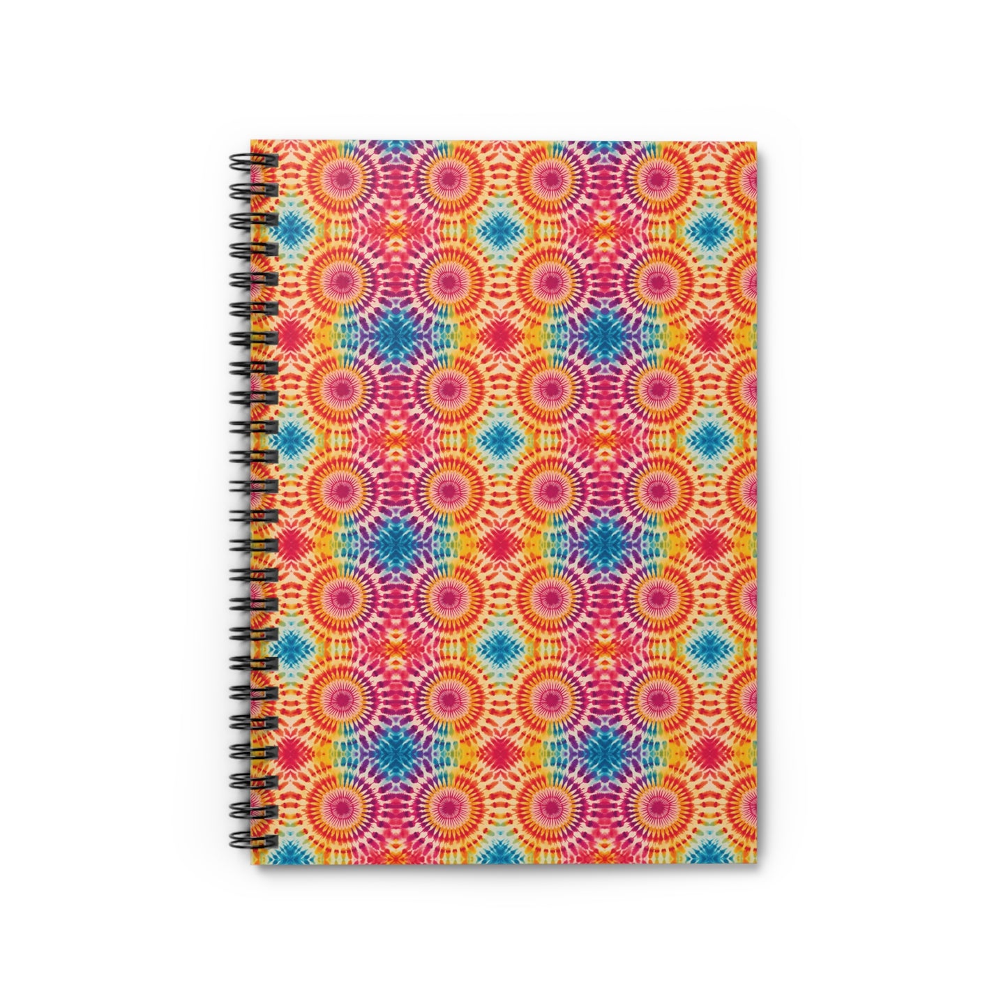 Colorful Paint Splatter Spiral Notebook - Ruled Line