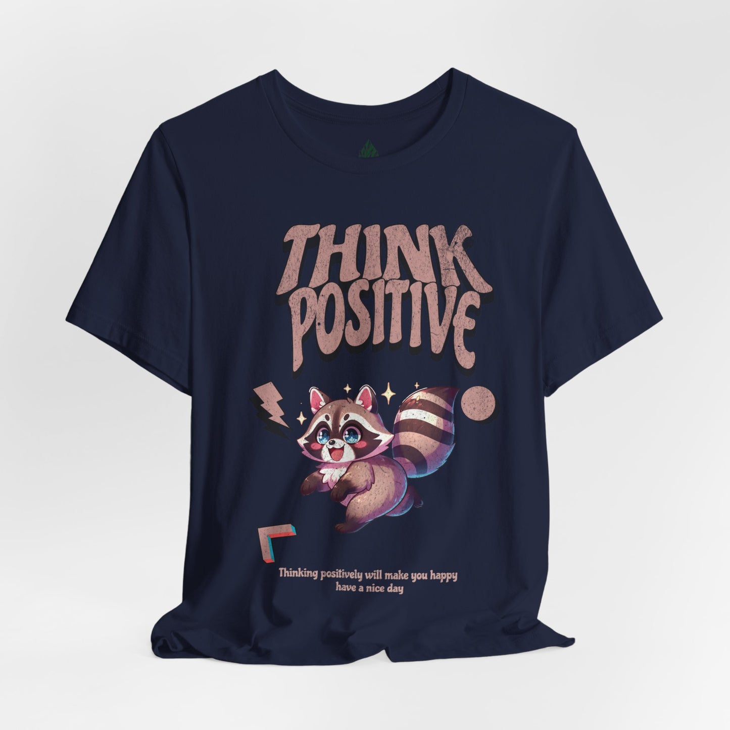 Think Positive Unisex Jersey Short Sleeve Tee|Gift|Gift for lover|Gift for Mom|Gift for Girlfriend|Gift for Wife|