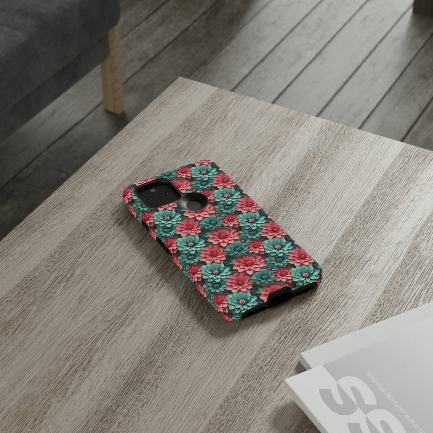 3D Flowers Tough Cases