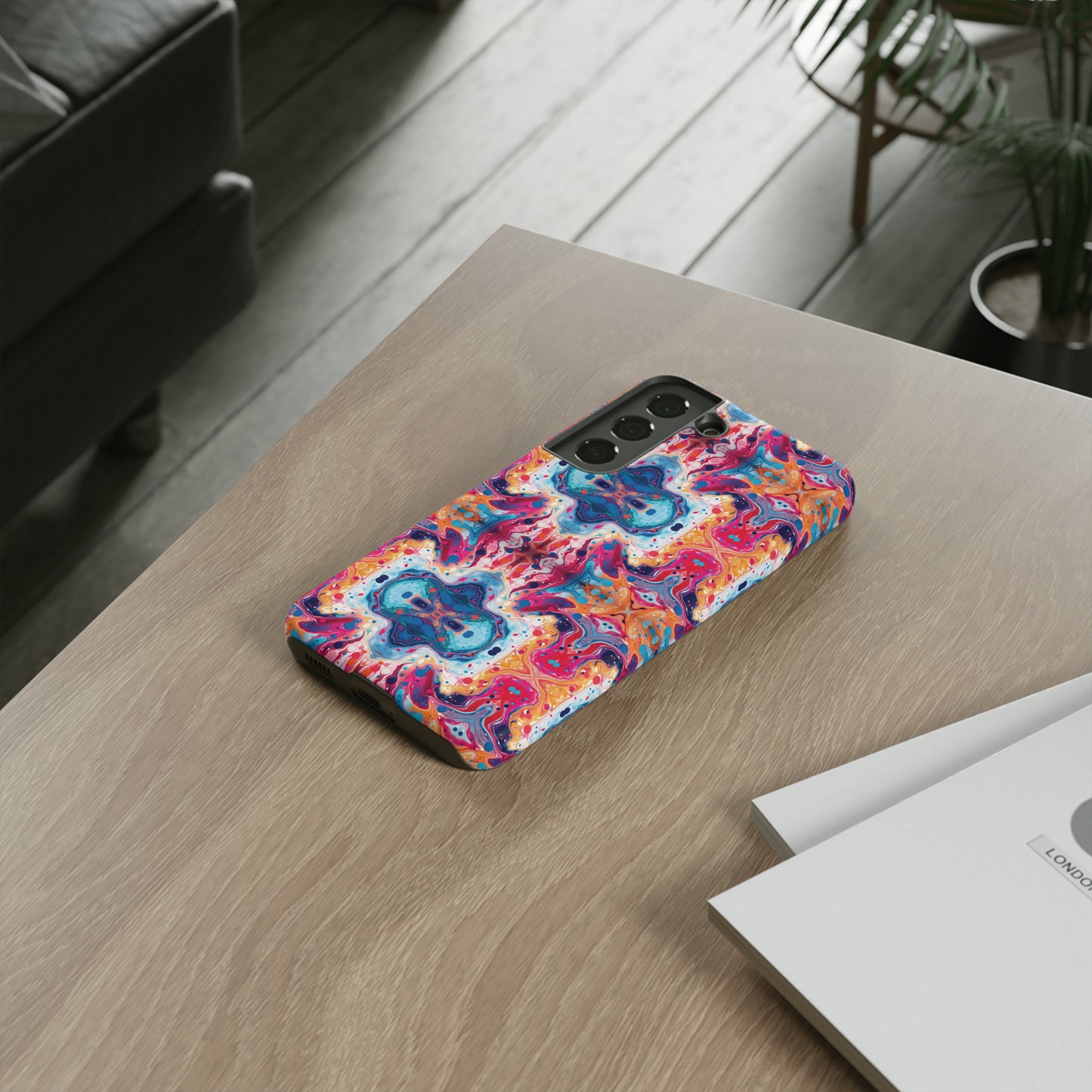 Colorful Paint Splatter Phone Tough Cases