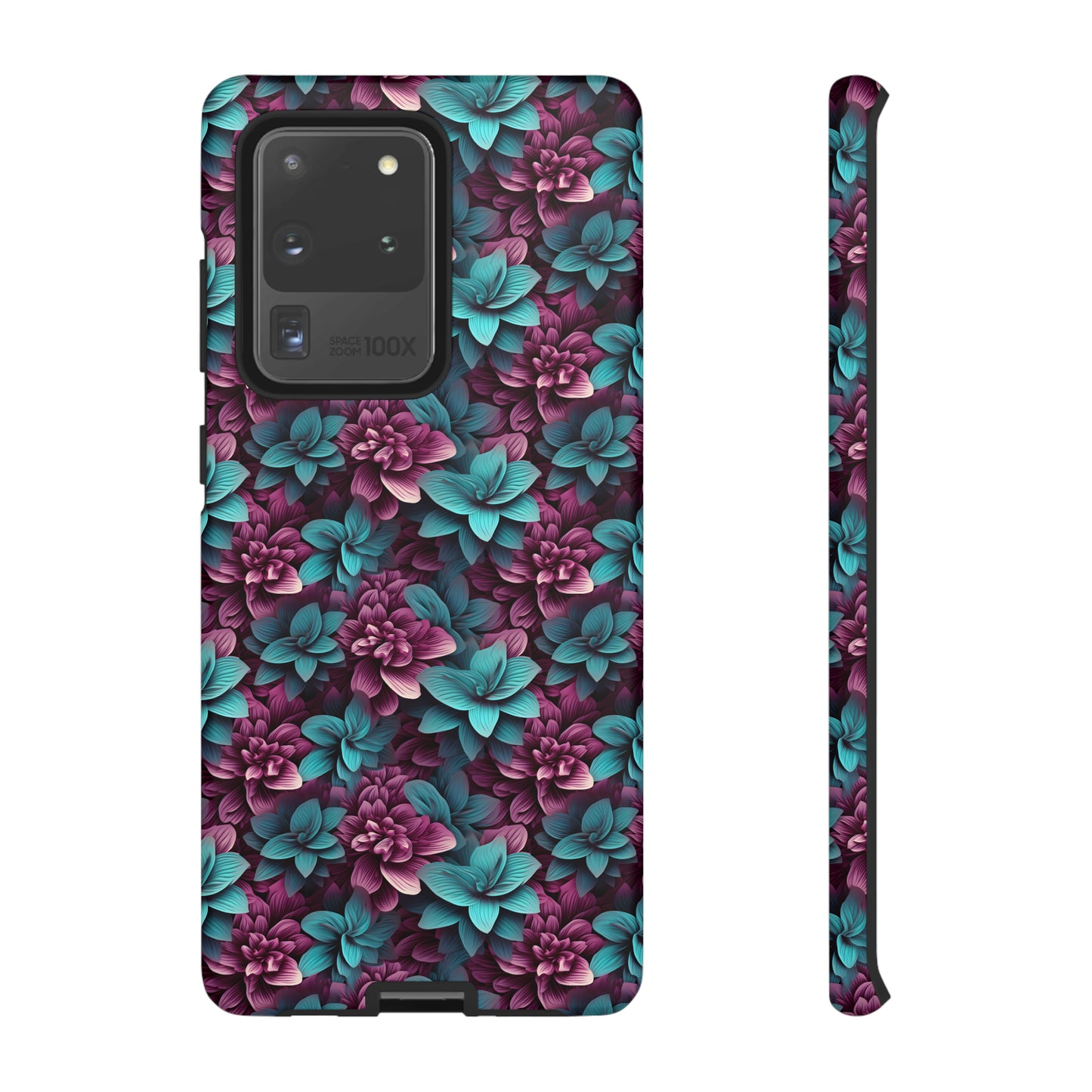 3D Flowers Tough Cases