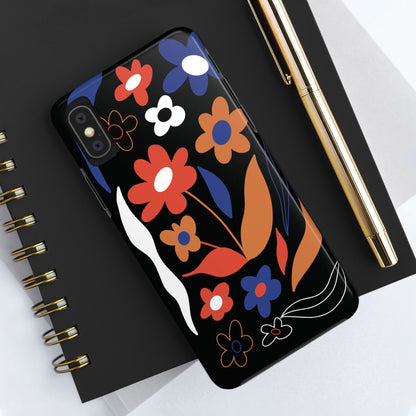 Phone Case, Floral Design, Protective Case, Cover, Strong, Durable, Custom Shell