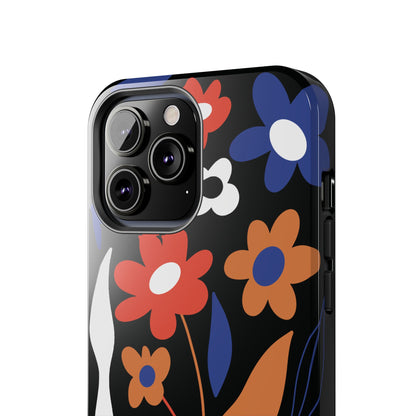 Phone Case, Floral Design, Protective Case, Cover, Strong, Durable, Custom Shell