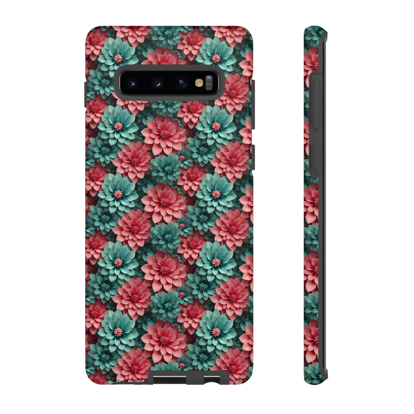 3D Flowers Tough Cases