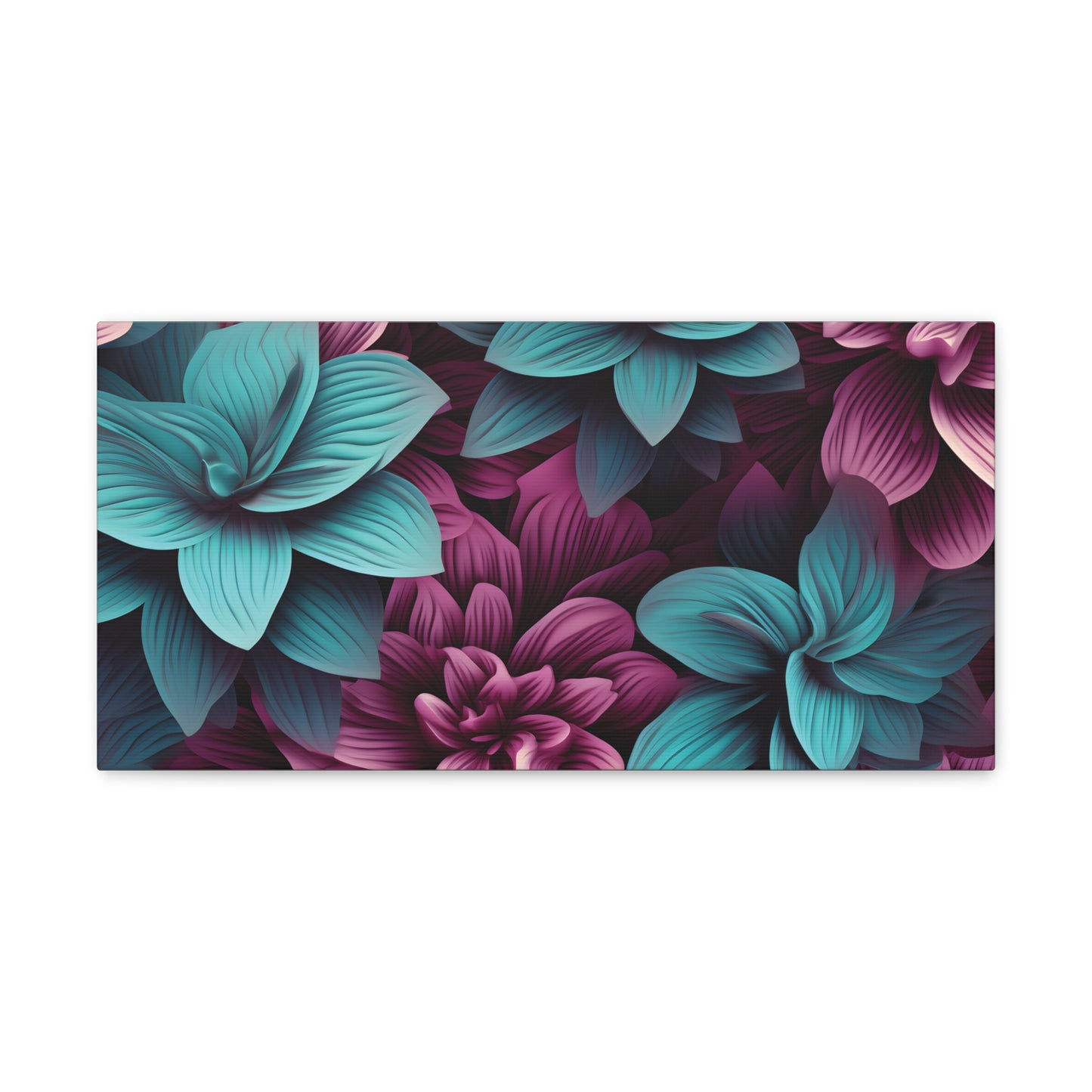 3D Flowers Gallery Wraps