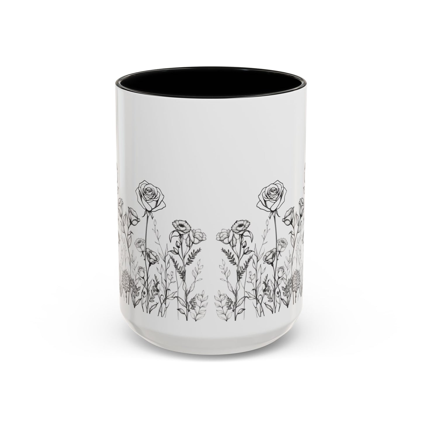 flowers Accent Coffee Mug (11, 15oz)