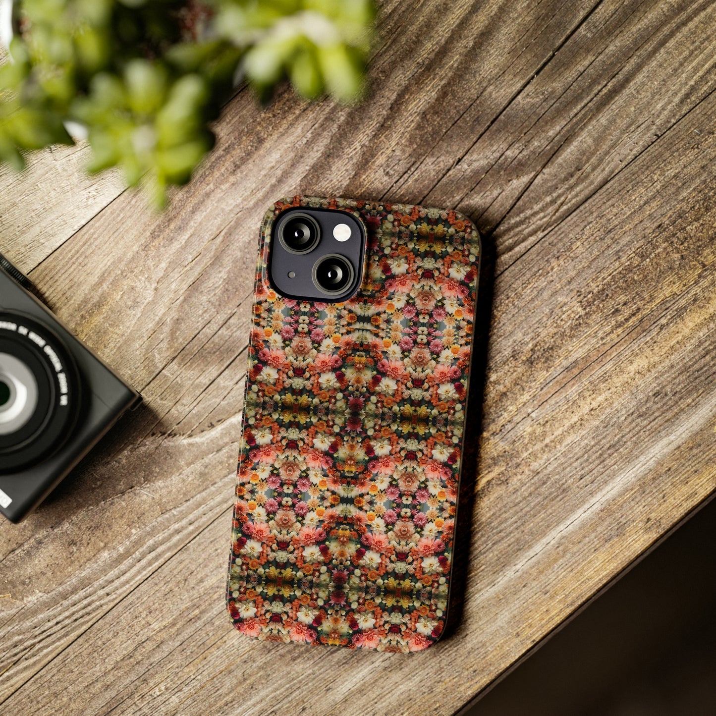 3D Flowers Pattern Slim Phone Cases