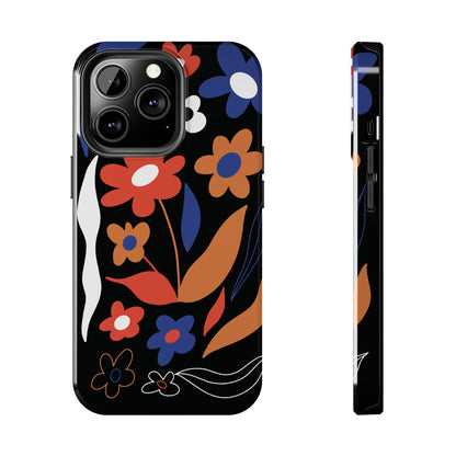 Phone Case, Floral Design, Protective Case, Cover, Strong, Durable, Custom Shell