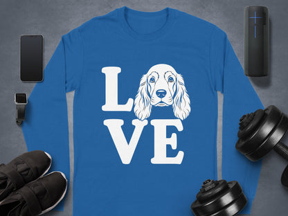 Love Dog Graphic Long Sleeve Shirt Casual Wear